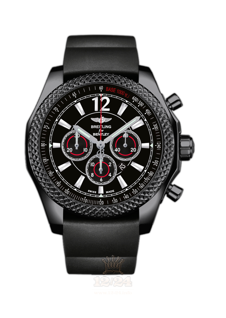 Breitling Breitling for Bentley Watch M4139024/BB85/217S/M18D.2 42 mm Stainless steel Case Black Dial