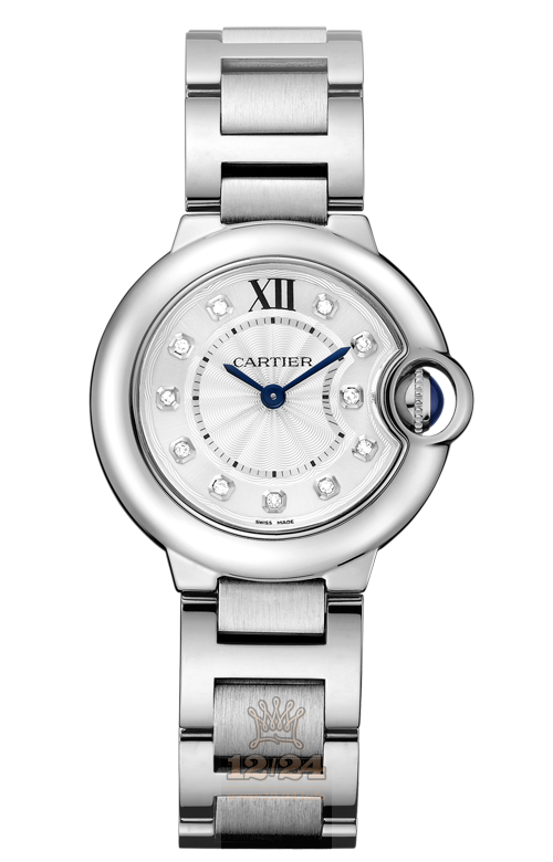 Cartier Ballon Bleu de Cartier Watch WE902073 28 mm Stainless steel Case Silver Dial