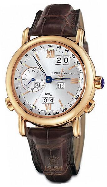 Ulysse Nardin Classic Watch 326-82/31 40 mm Pink gold Case Silver Dial