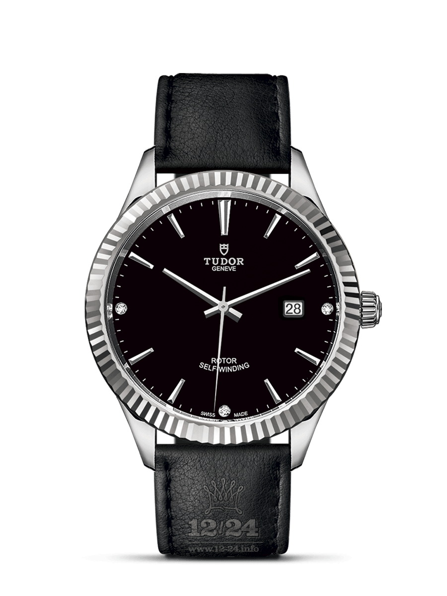 Tudor Style Watch M12710-0025 41 mm Stainless steel Case Black Dial