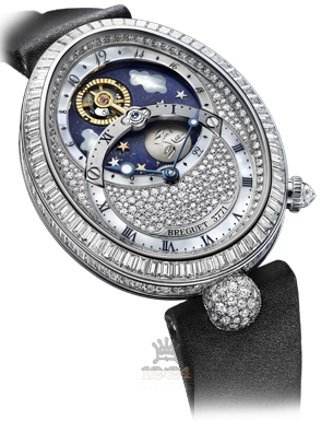 Breguet Reine de Naples Watch 8999BB/8D/874 DD0D 42 mm White gold Case Silver Dial