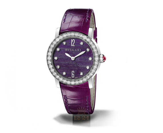 Bvlgari Bvlgari Bvlgari Watch 102164 BBLW33SGDL/10 33 mm White gold Case Purple Dial