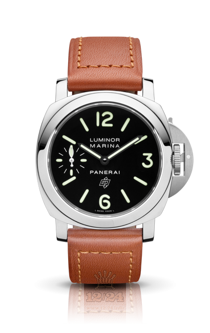 Panerai Luminor Watch PAM00005 44 mm Stainless steel Case Black Dial