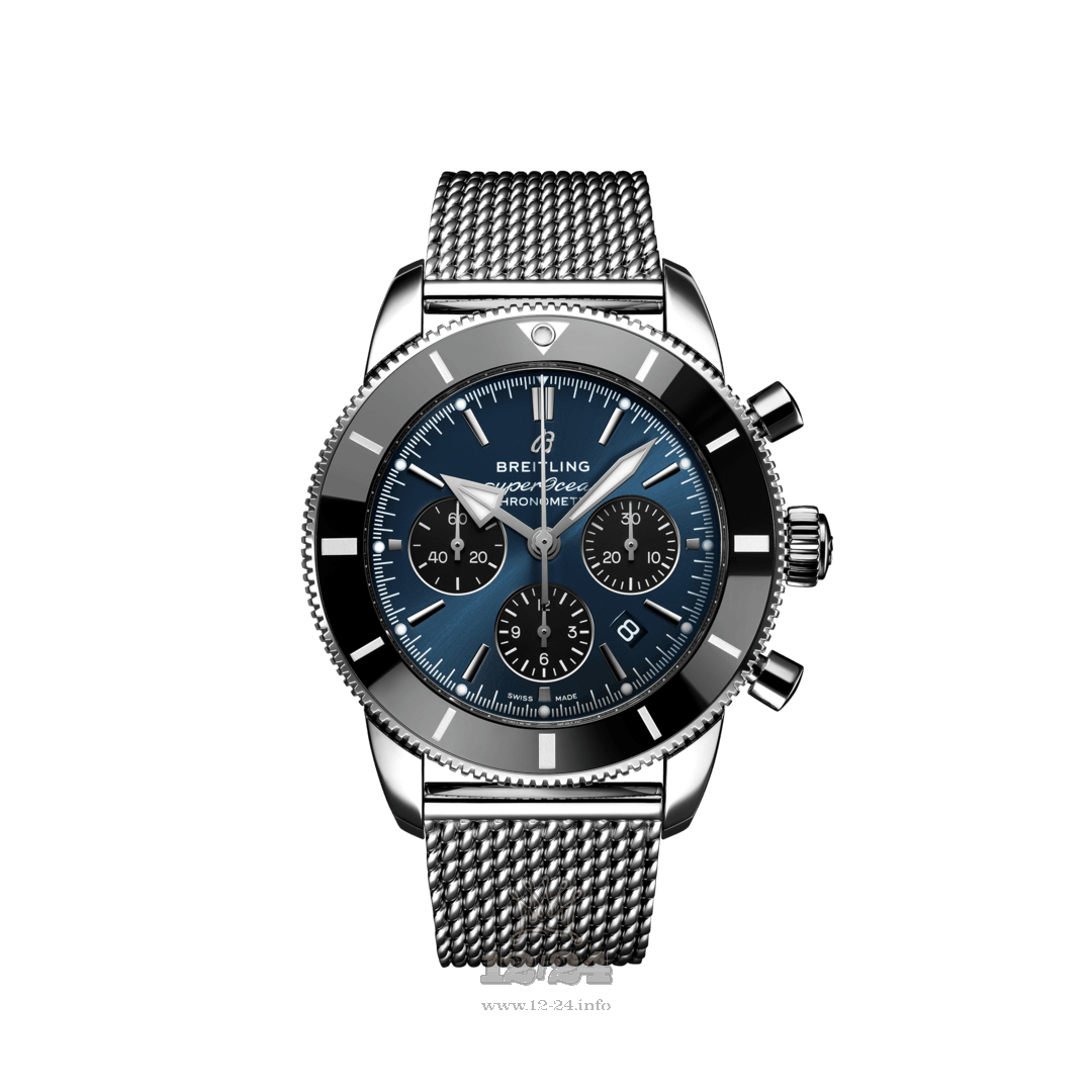 Breitling Superocean Heritage Watch AB0162121C1A1 44 mm Stainless steel Case Dark blue Dial