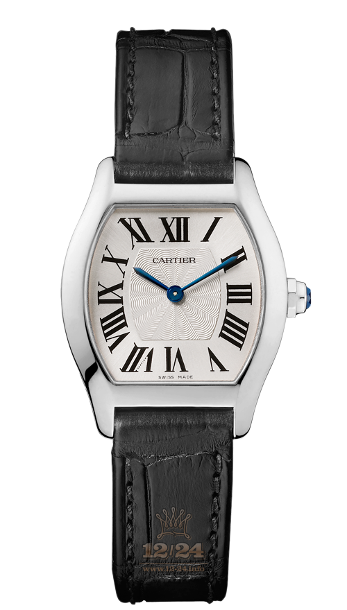 Cartier Tortue Watch W1556361 30 mm White gold Case Silver Dial