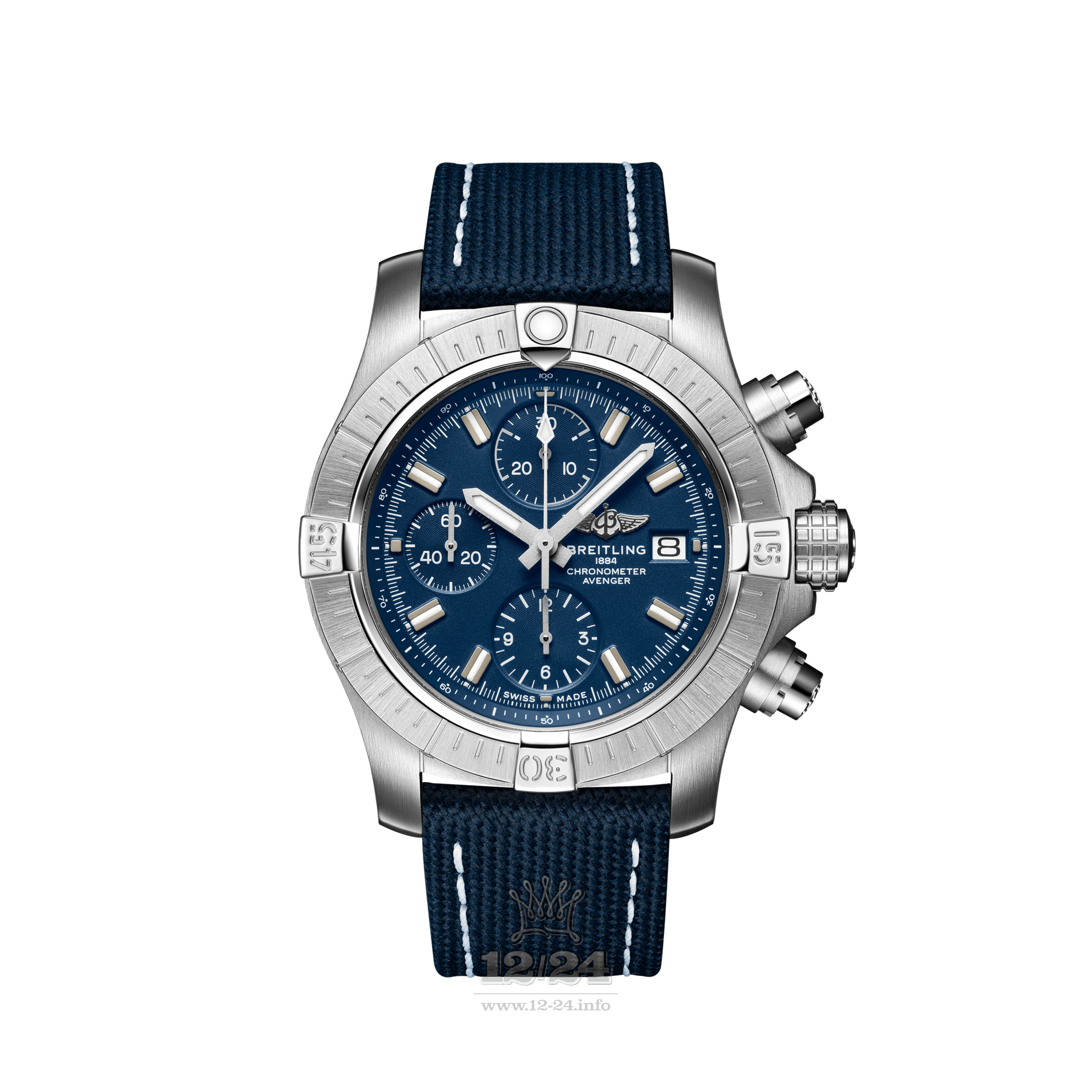 Breitling Avenger Watch A13385101C1X1 43 mm Stainless steel Case Dark blue Dial