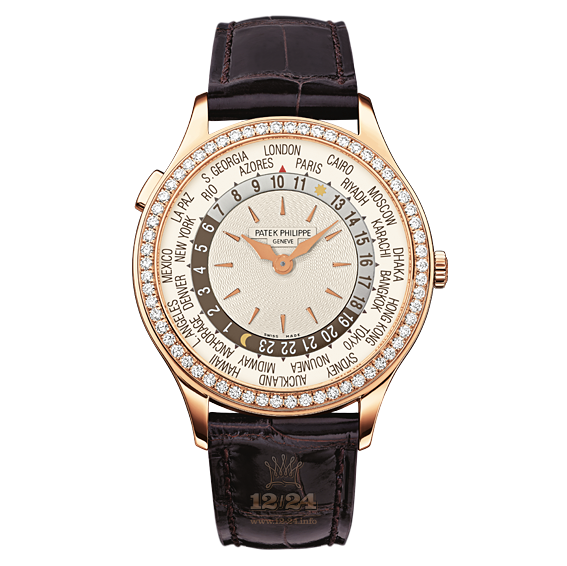 Patek Philippe Complications Watch 7130R-011 36 mm Pink gold Case Beige Dial