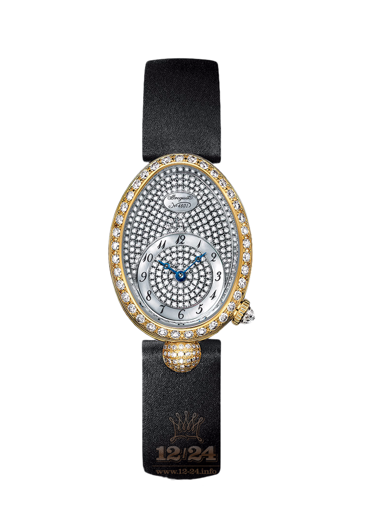 Breguet Reine de Naples Watch 8928BA/8D/844 DD0D 33 mm Yellow gold Case Silver Dial