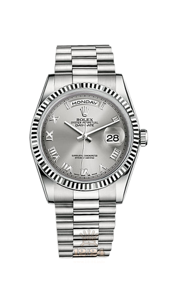 Rolex Day-Date Watch 118239-0082 36 mm White gold Case Gray Dial
