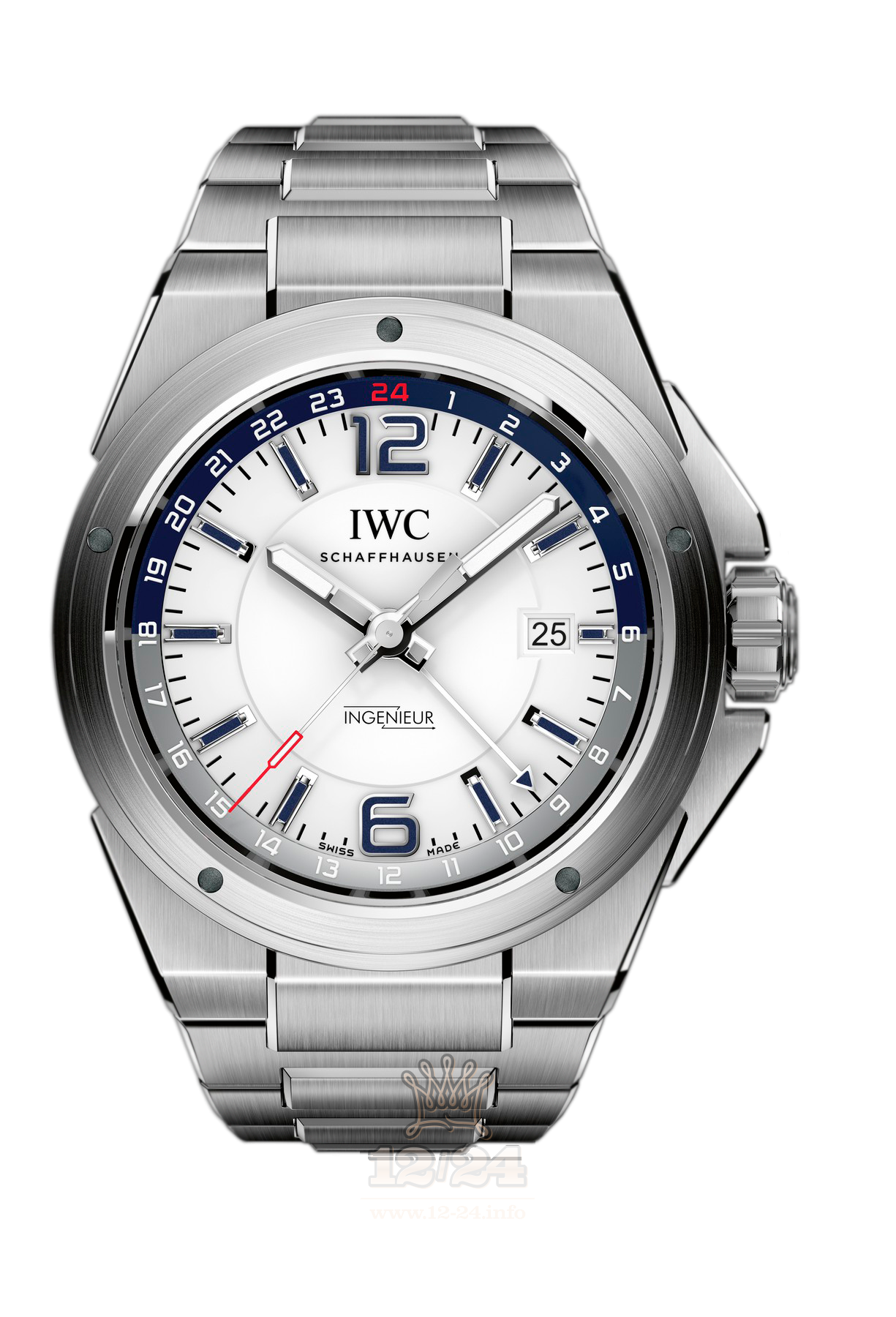 IWC Ingenieur Watch IW324404 43 mm Stainless steel Case White Dial