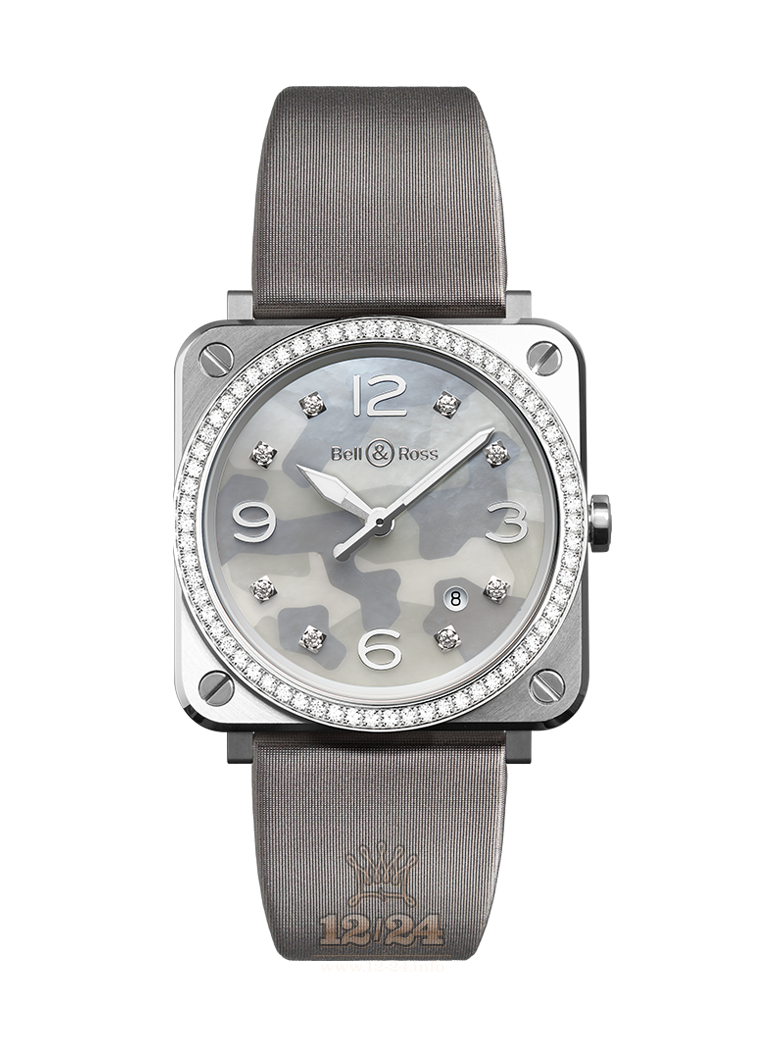Bell & Ross Instruments Watch BRS-CAMO-ST-LGD 39 mm Stainless steel Case Gray Dial
