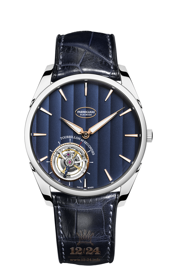 Parmigiani Fleurier Tonda Watch PFH279-1200600-HA3141 40 mm White gold Case Dark blue Dial