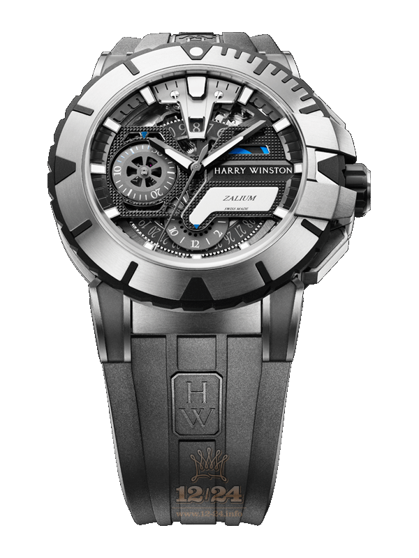 Harry Winston The Ocean Collection Watch OCSACH44ZZ006 44 mm Black Dial