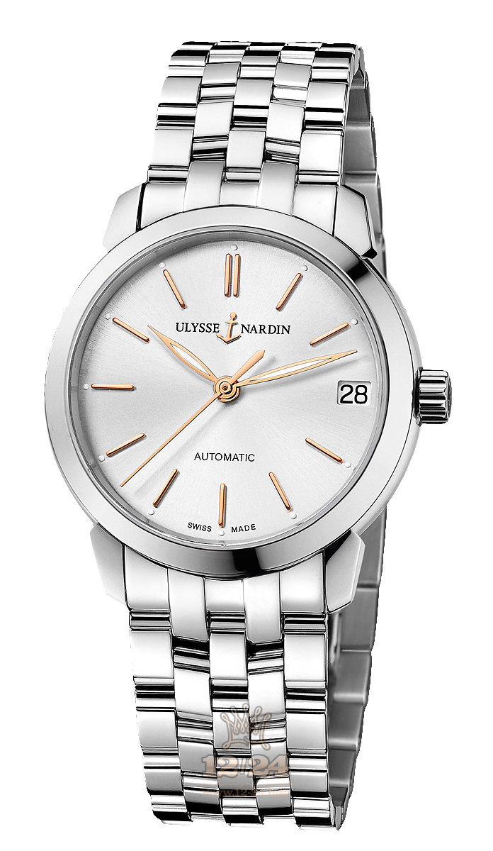 Ulysse Nardin Classic Watch 8103-116-7/91 31 mm Stainless steel Case Silver Dial