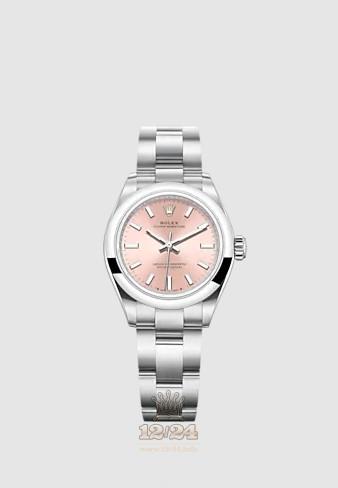 Rolex Oyster Perpetual Watch 276200-0004 28 mm Stainless steel Case Pink Dial