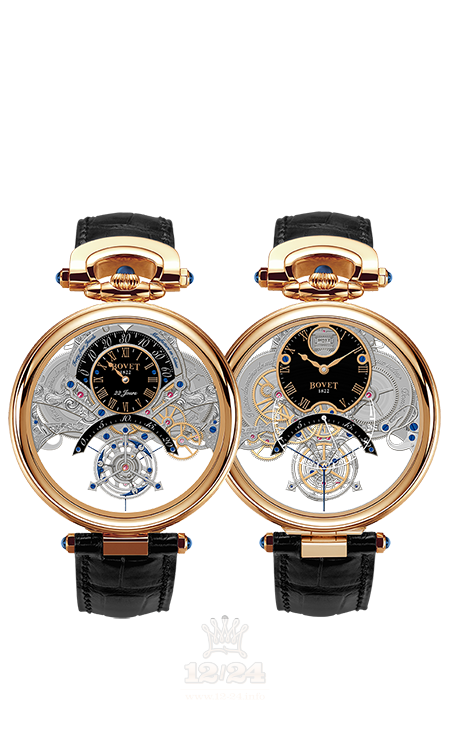 Bovet Fleurier Grandes Complications Watch AI22003 45 mm Pink gold Case Black Dial
