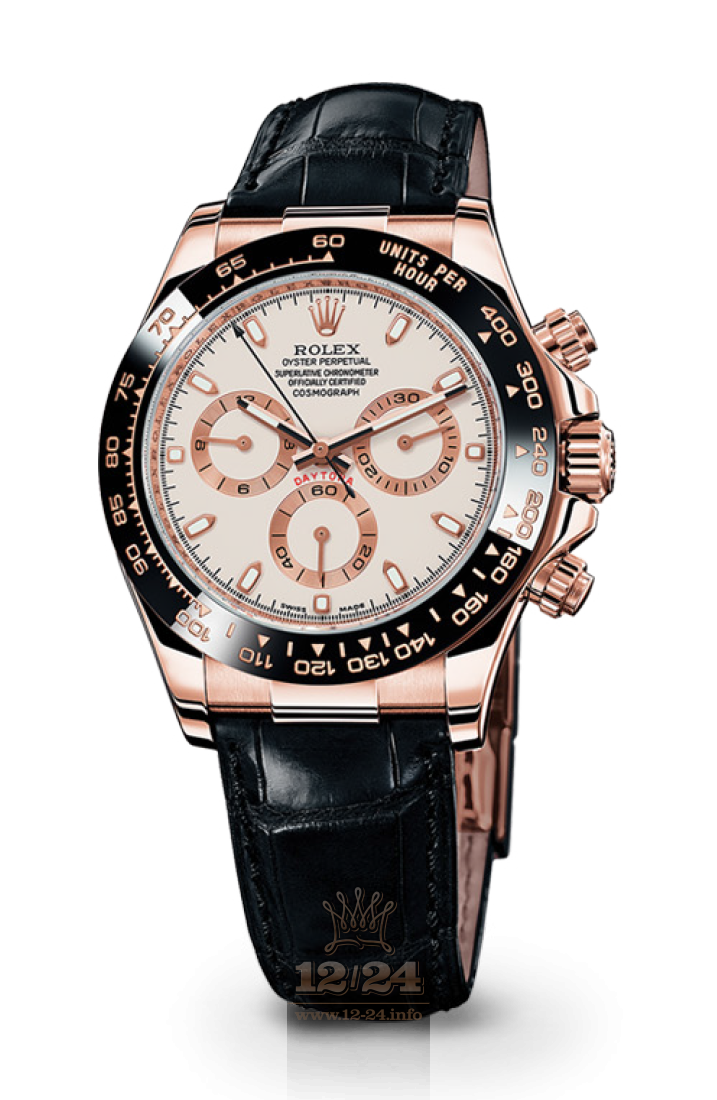 Rolex Cosmograph Daytona Watch 116515ln-0003 40 mm Pink gold Case Beige Dial