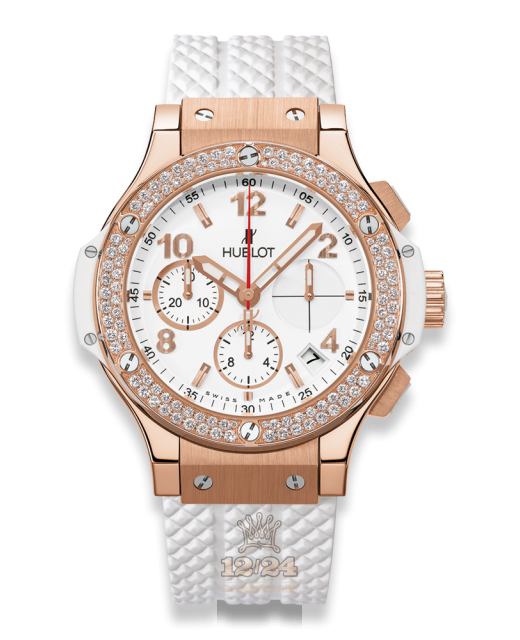 Hublot Big Bang Watch 341.PE.230.RW.114 Red gold Case White Dial