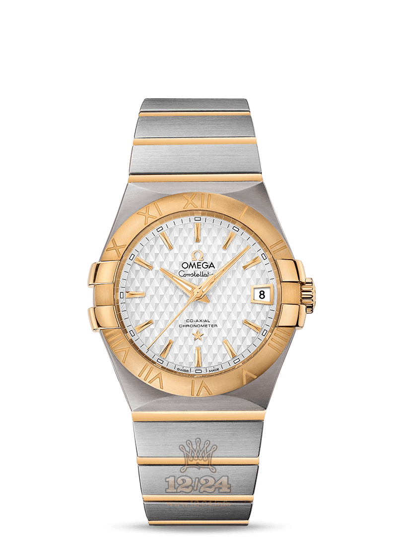 Omega Constellation Watch 123.20.35.20.02.006 35 mm Steel / Yellow gold Case Silver Dial