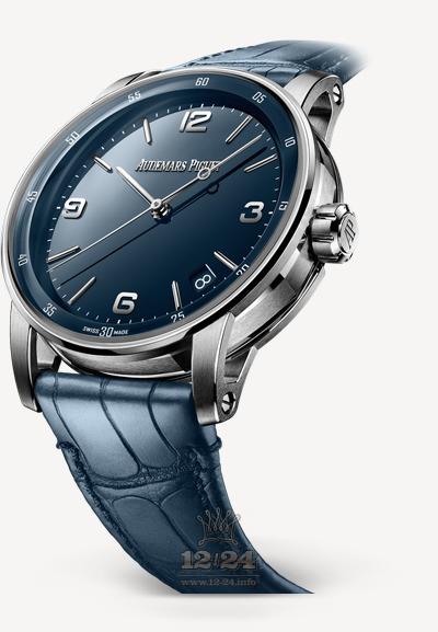 Audemars Piguet Code 11.59 Watch 15210BC.OO.A321CR.01 41 mm White gold Case Dark blue Dial