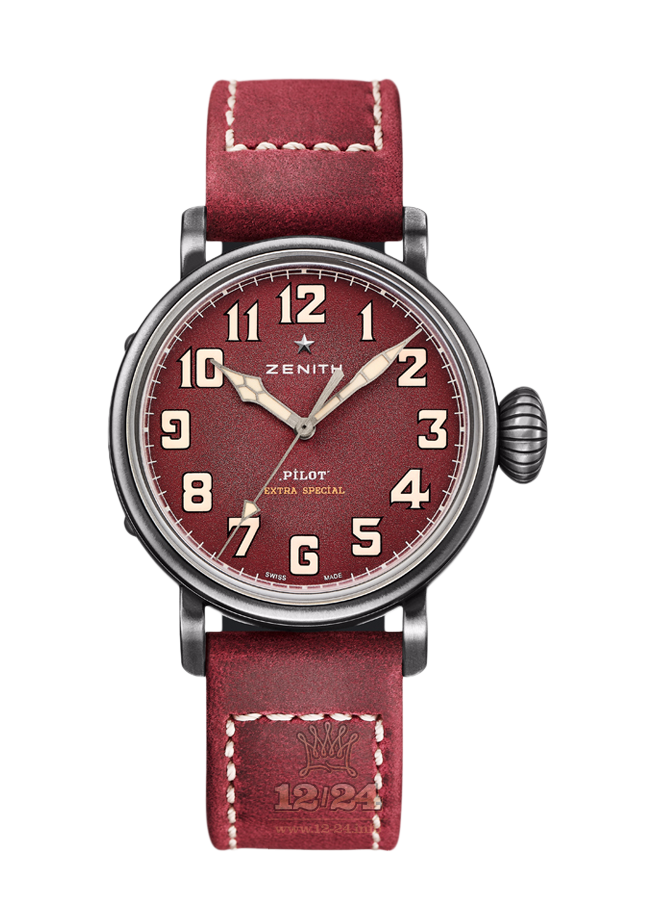 Zenith Pilot Watch 11.1941.679/94.C814 40 mm Stainless steel Case Gray Dial
