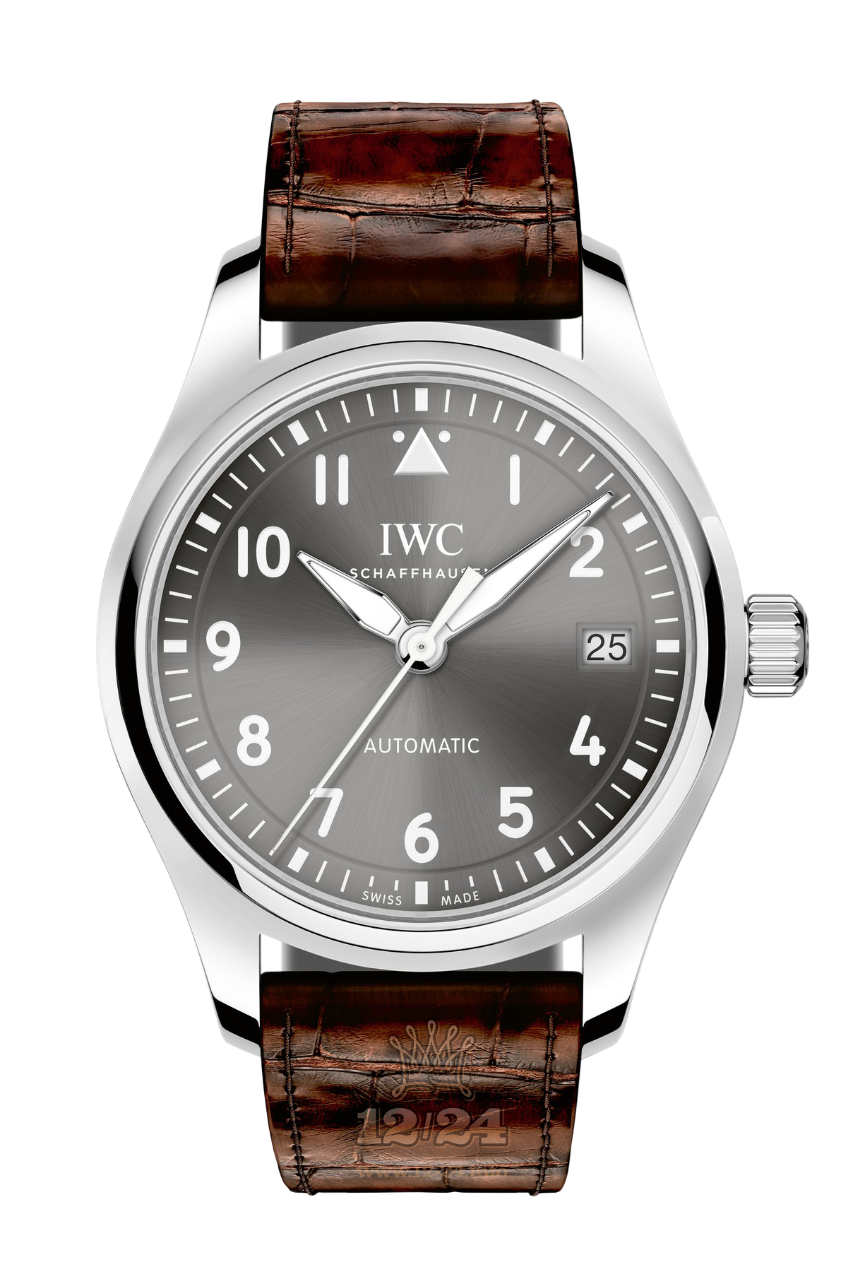 IWC Pilot s Watches Watch IW324001 36 mm Stainless steel Case Gray Dial