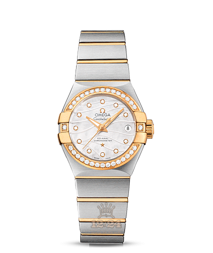 Omega Constellation Watch 123.25.27.20.55.004 27 mm Steel / Yellow gold Case White Dial