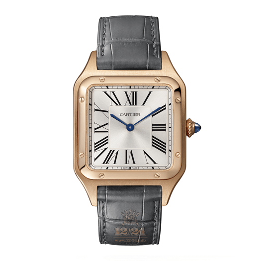 Cartier Santos de Cartier Watch WGSA0021 44 mm Pink gold Case Silver Dial