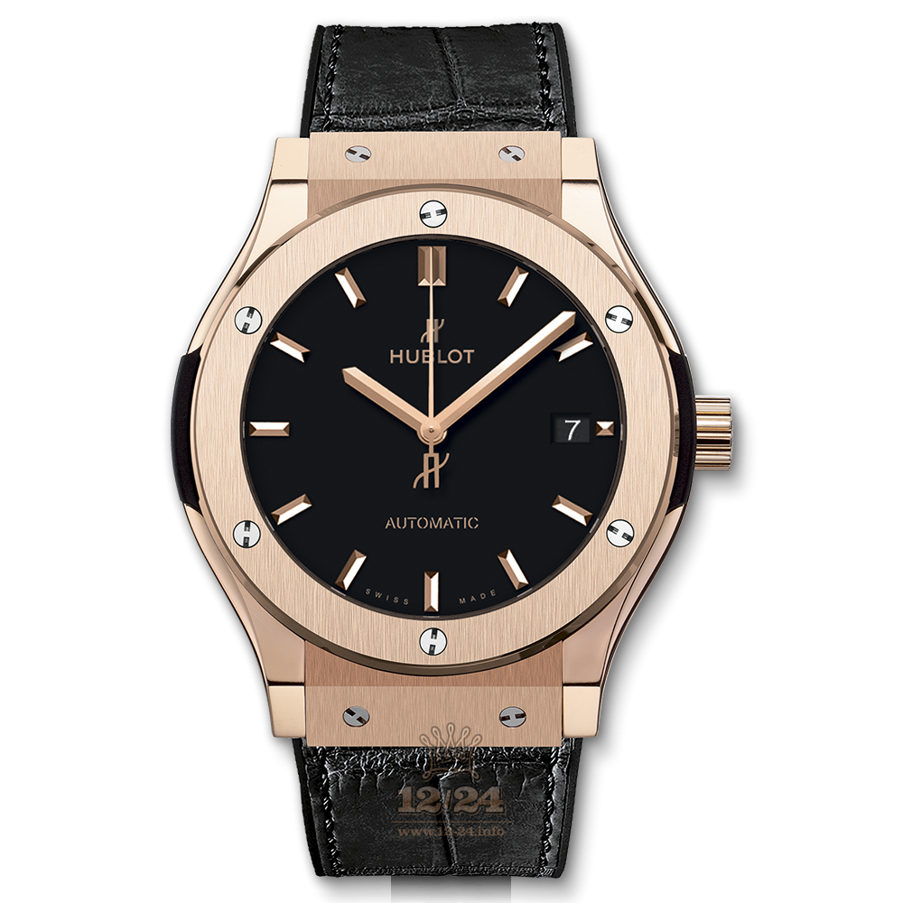 Hublot Classic Fusion Watch 511.OX.1181.LR 45 mm Red gold Case Black Dial