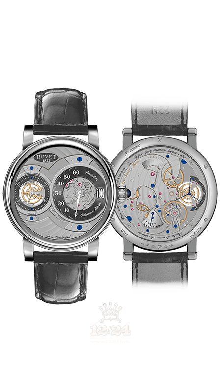 Bovet Dimier Watch R150006 42 mm White gold Case Gray Dial