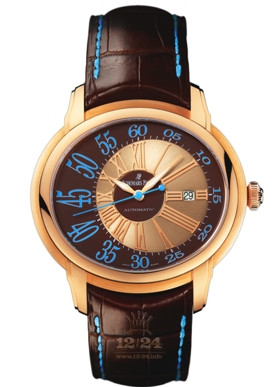 Audemars Piguet Millenary Watch 15320OR.OO.D095CR.01 45 mm Pink gold Case Golden Brown (chocolate) Dial