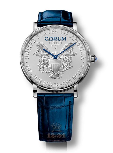 Corum Coin Watch C082/03059 43 mm Silver Case Silver Dial