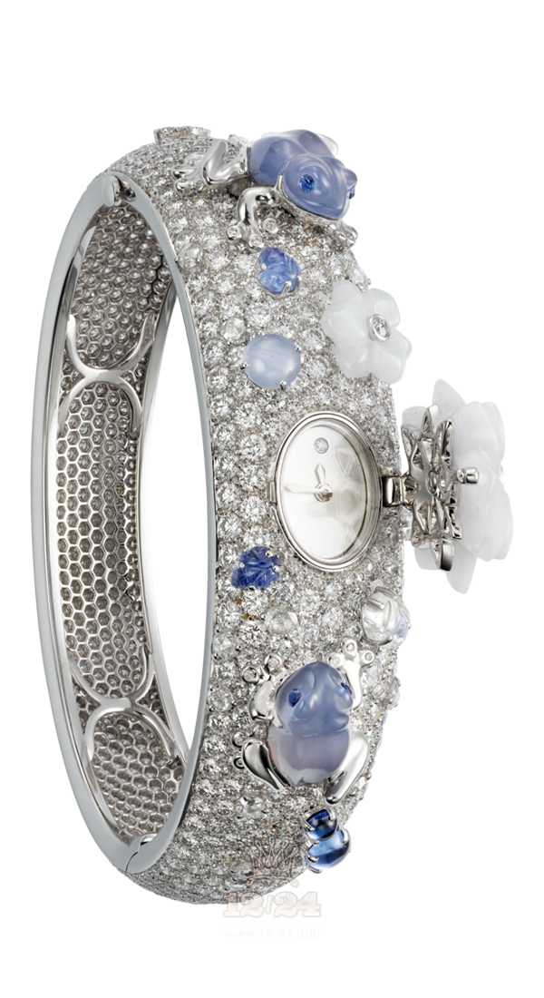 Cartier Creative jewelry watches Watch HPI00735 White gold Case Silver Dial