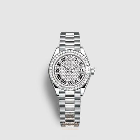 Rolex Lady-Datejust Watch 279139rbr-0014 28 mm White gold Case