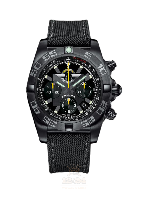 Breitling Chronomat Watch MB01109L|BD48|109W|M20BASA.1 44 mm Stainless steel Case Black Dial