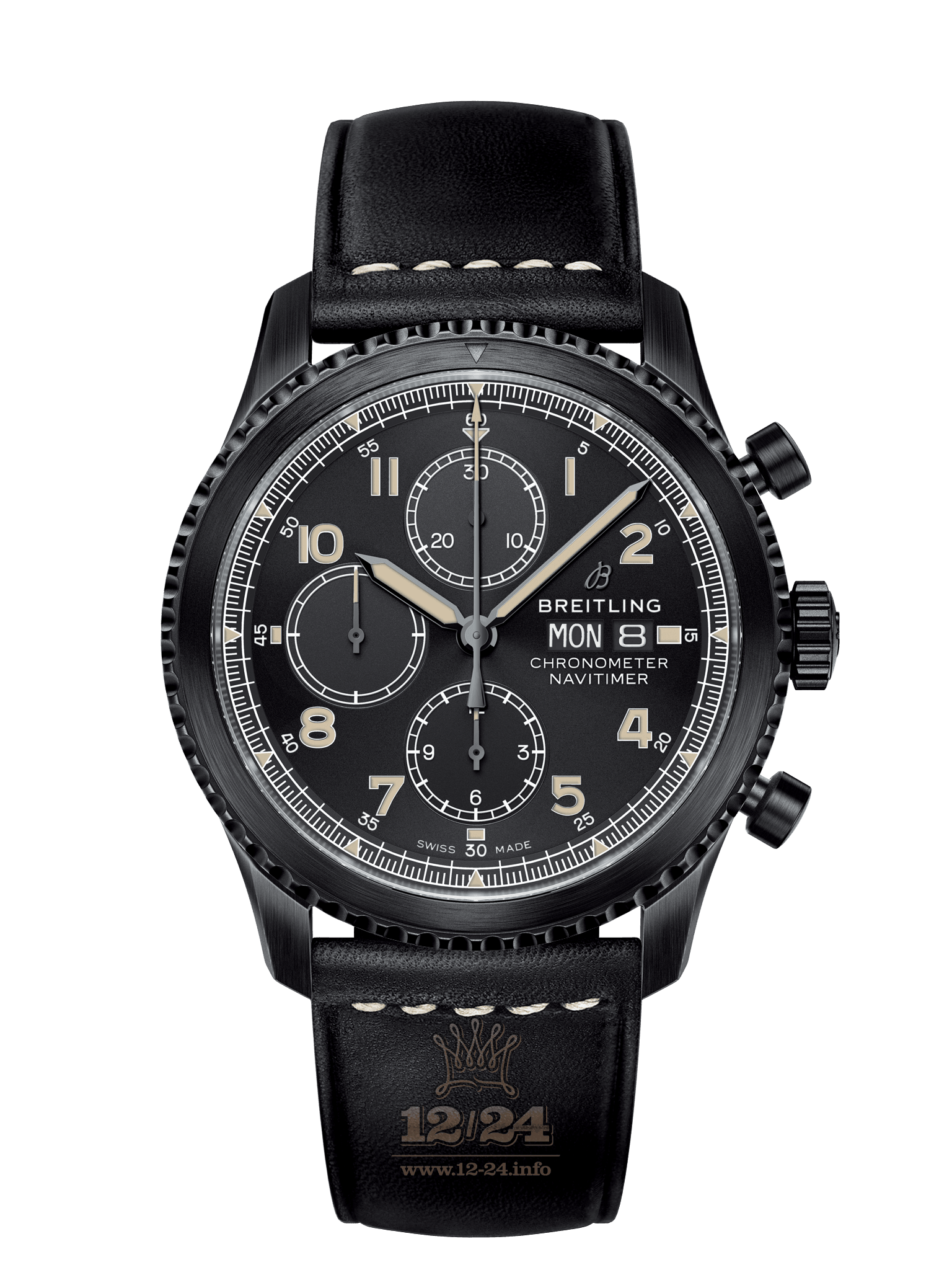 Breitling Navitimer Watch M13314101B1X1 43 mm Stainless steel Case Black Dial