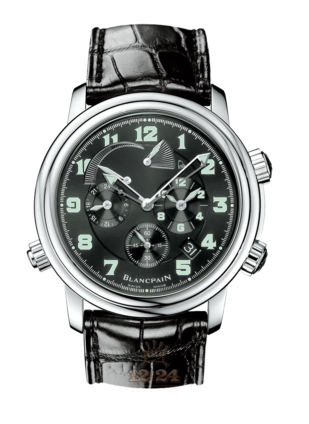 Blancpain Leman Watch 2041-1130M-53B 40 mm Stainless steel Case Black Dial