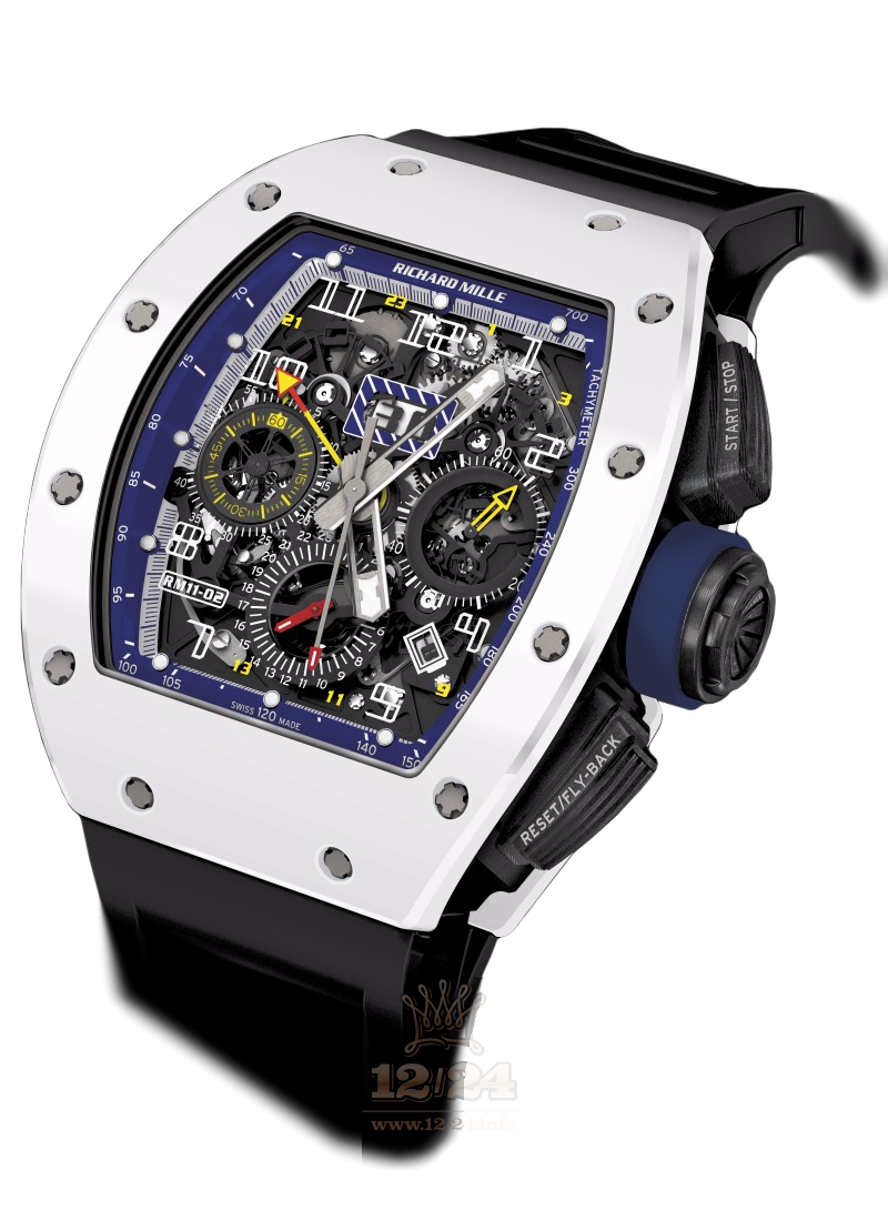 Richard Mille Men's Collection Watch RM 11-02 Ceramic 50 mm Ceramics Case