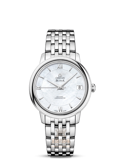 Omega Prestige Watch 424.10.33.20.05.001 33 mm Stainless steel Case White Dial