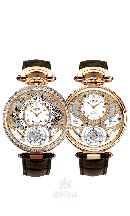 Bovet Fleurier Grandes Complications Watch AIQPR001-SB1 46 mm Pink gold Case White Dial