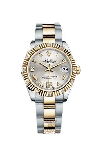 Rolex Datejust Watch 178313-0077 31 mm Steel / Yellow gold Case Silver Dial
