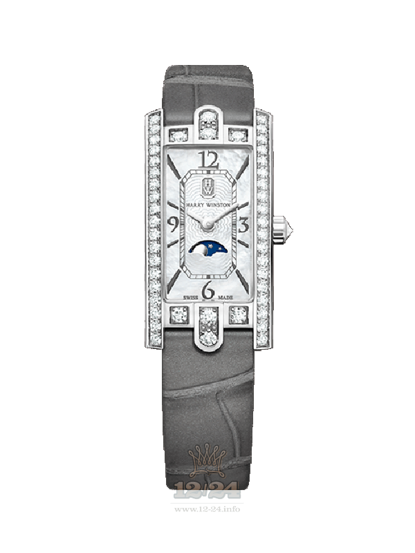 Harry Winston The Avenue Collection Watch AVCQMP16WW001 32 mm White gold Case White Dial