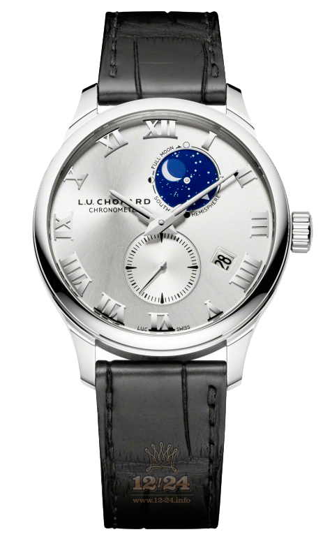Chopard L.U.C Watch 161934-1001 40 mm White gold Case Silver Dial