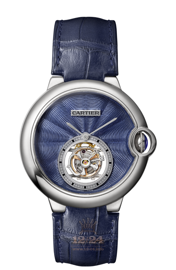 Cartier Ballon Bleu de Cartier Watch W6920105 39 mm White gold Case Dark blue Dial