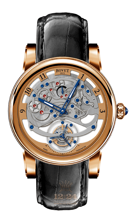 Bovet Dimier Watch R045005 45 mm Pink gold Case Gray Silver Dial