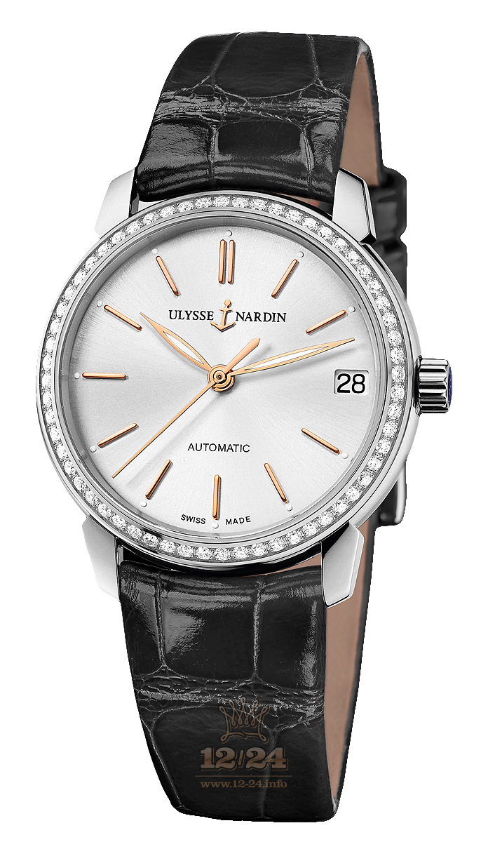 Ulysse Nardin Classic Watch 8103-116B-2/91 31 mm Stainless steel Case Silver Dial