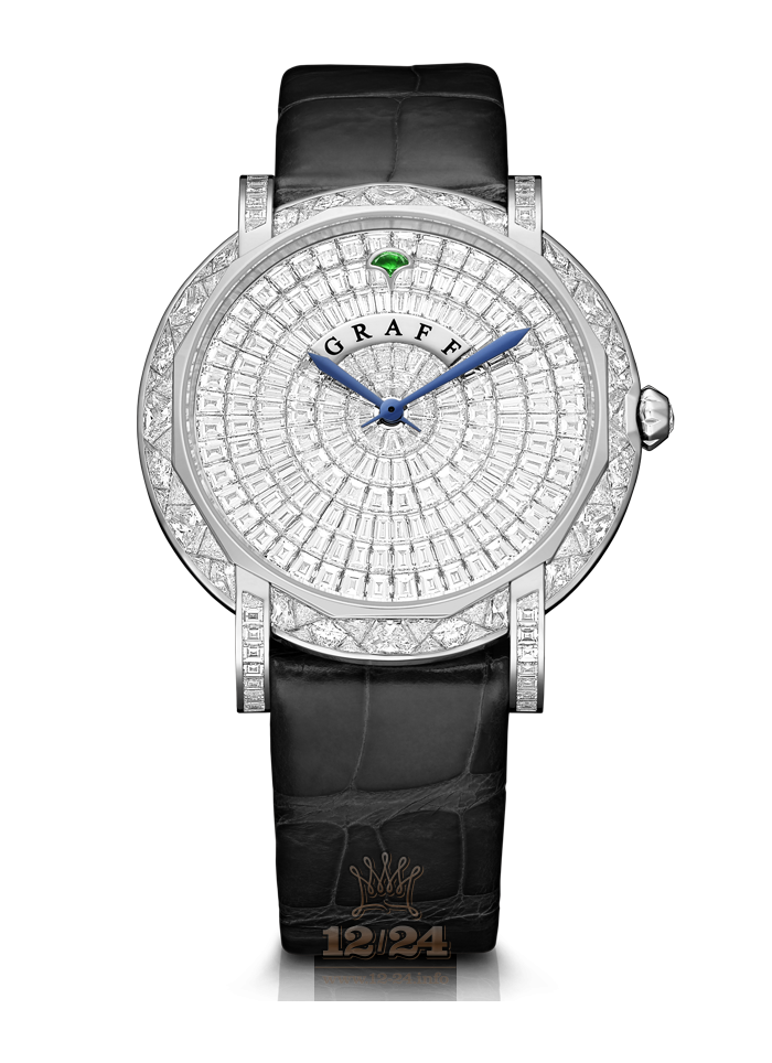 Graff GraffStar Watch GSU43WGDF2 43 mm White gold Case Silver Dial