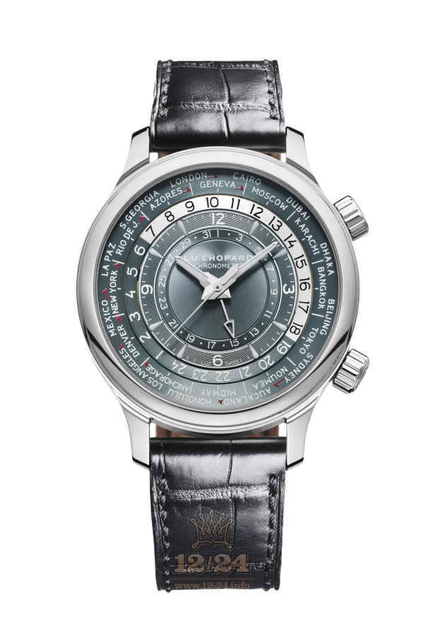 Chopard L.U.C Watch 161942-9001 42 mm Platinum Case Green Dial