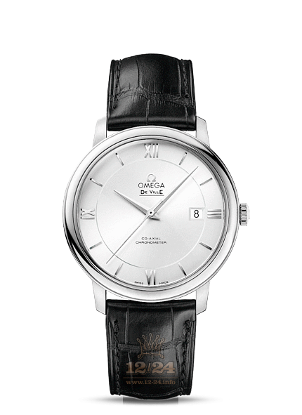 Omega Prestige Watch 424.13.40.20.02.001 40 mm Stainless steel Case Silver Dial