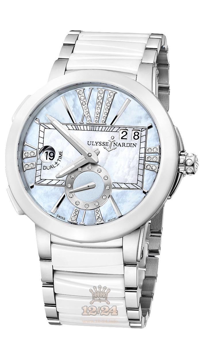 Ulysse Nardin Executive Watch 243-10-7/393 40 mm Stainless steel Case Blue Dial